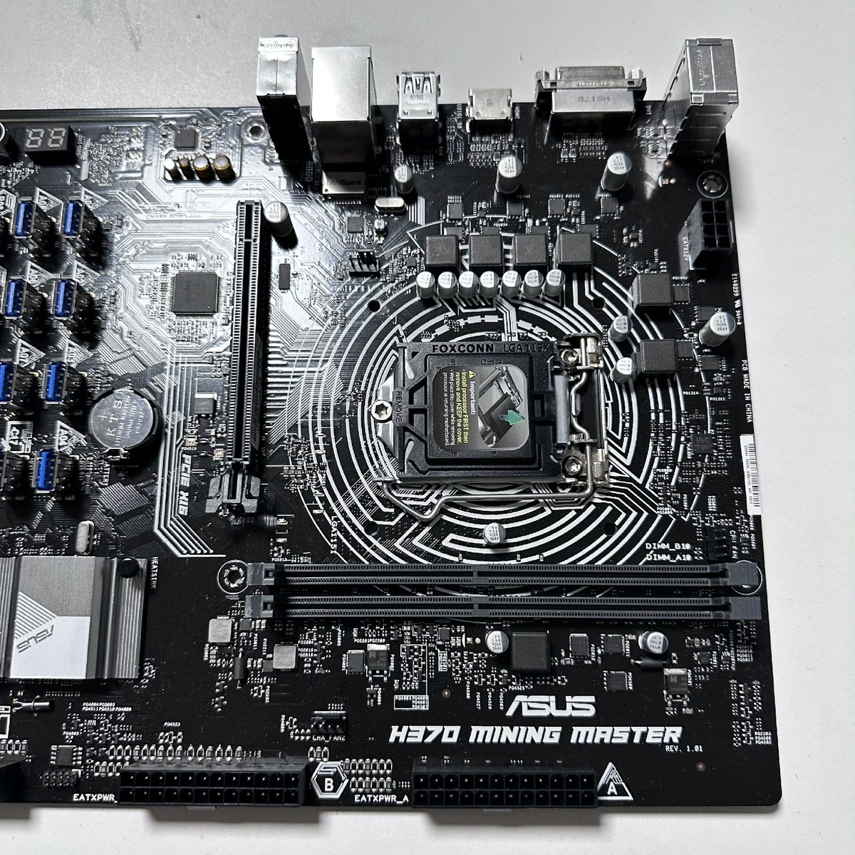 Asus H370 Mining Master Motherboard For Mining Gpu FOR ASUS H370
