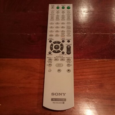 Genuine SONY RM-ADU005 Remote DVD Home Theater System DAV-HDX266 HCD-HDX266 OEM
