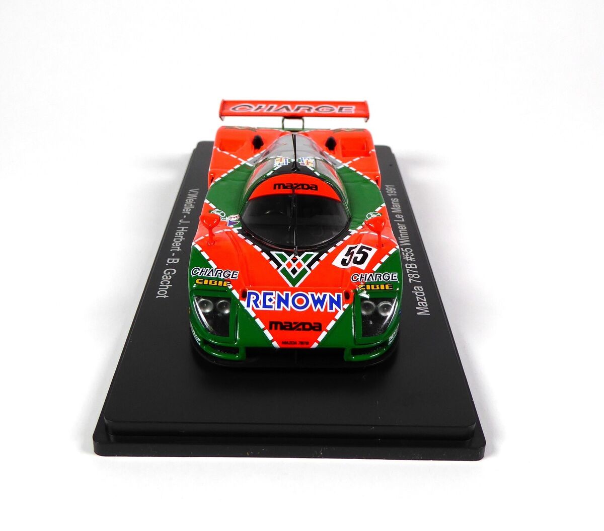 Mazda 787B winner 24h Le Mans 1991 - 1:43 Spark Hachette Mazda 787B winner 24h Le Mans 1991 - 1:43 Spark Hachette