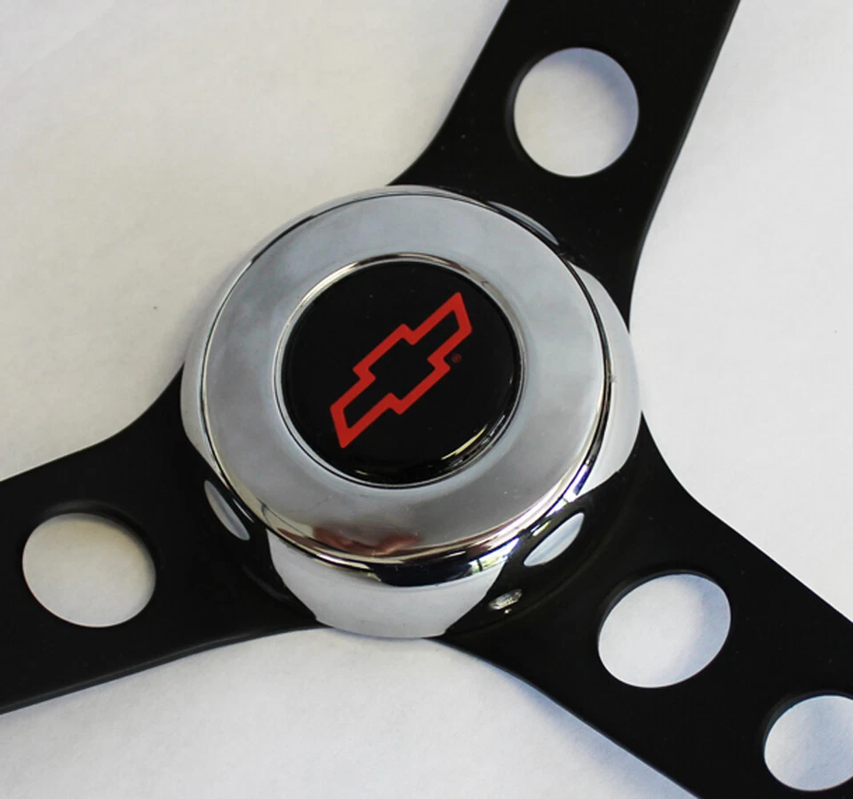 69-93 Nova Chevelle Monte Carlo 13 1/4" clásico negro pajarita roja Foto 2 de 4