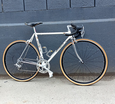 Vintage Mondonico Columbus SLX Metallic White Tizianium Record Groupset 9 Speed