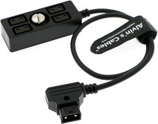 D tap Male to 4 port D tap Female D tap Hub Splitter Power Cable for ARRI RED