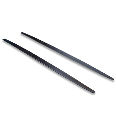 FYRALIP Unpainted Side Skirt Extension Rocker Panel Lip For BMW 5 Series E60 E61
