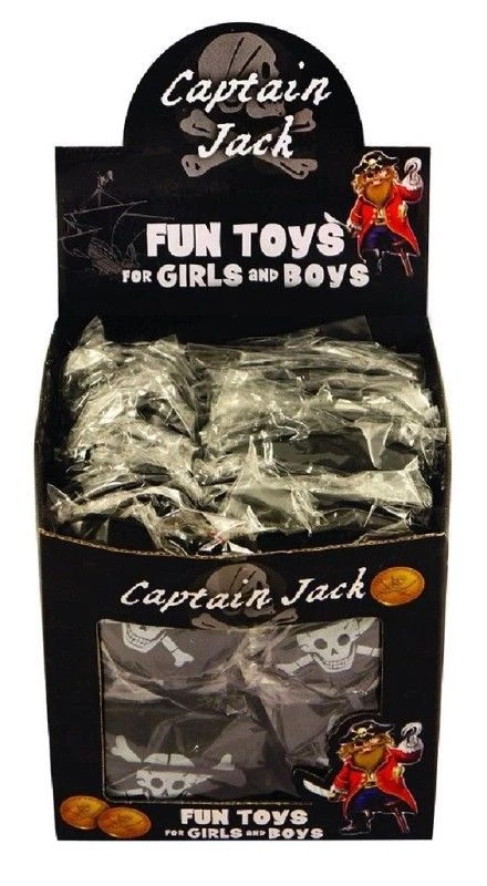 Captain Jack Child Pirate Eye Patch Skull And Crossbone Dress Costume Accssories - Image 3 of 3