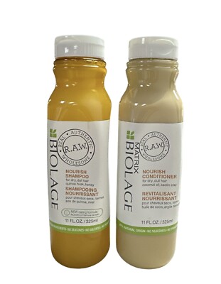Matrix Biolage R.A.W. Nourish Shampoo & Conditioner 11 fl oz each