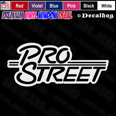 Pro Street Drag Racing Custom Car Truck Window Wall Vinyl Decal Sticker.
