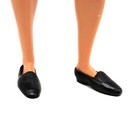 Barbie ken Fashion Mulder X FILes Black Dress Shoes Doll Accessory