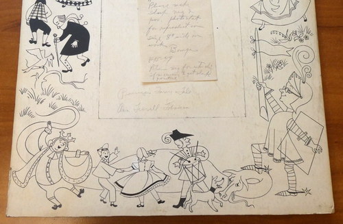 1949 Original Very Well Made Fairy Tale Art 13.75x16.25 Possible Book Cover - Picture 4 of 5