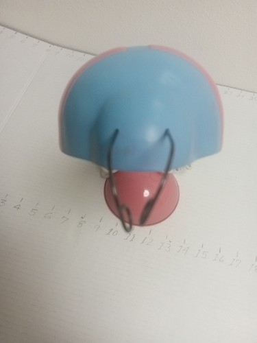 Vintage Lady Bug Desk Lamp dresser lamp pink and light blue - Picture 10 of 15