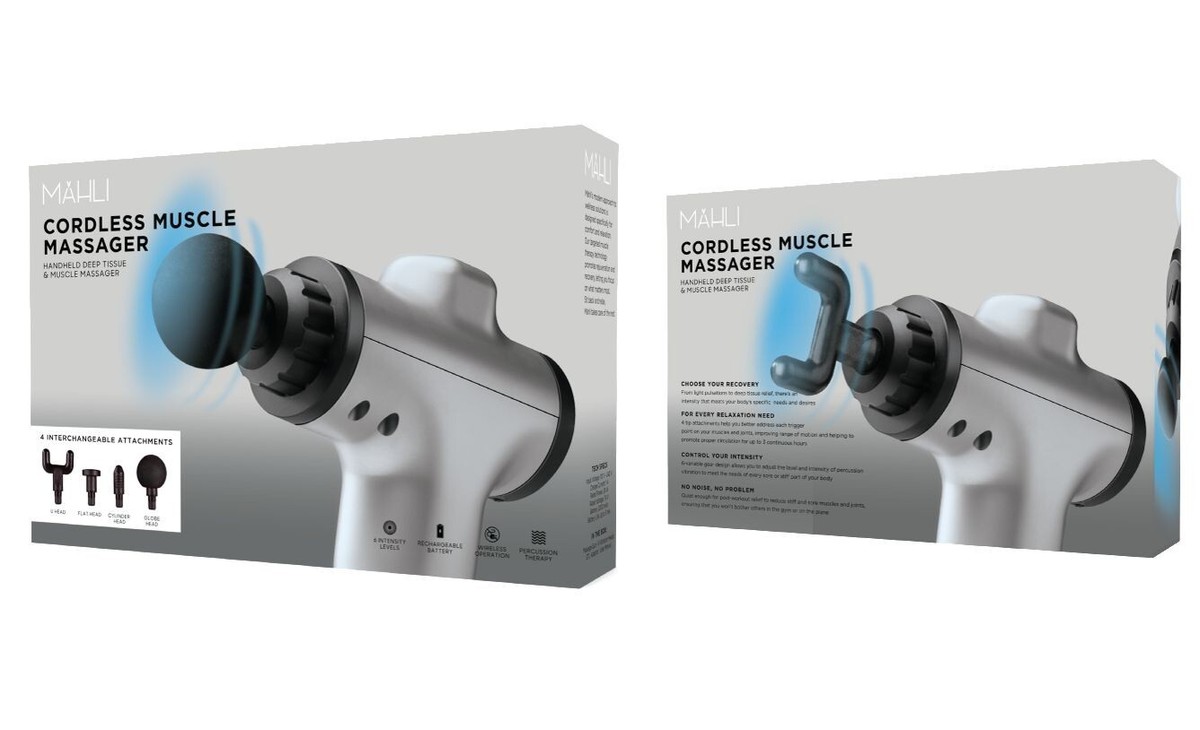 Mahli Deep Tissue Fascia Gun Percussion Massager | eBay