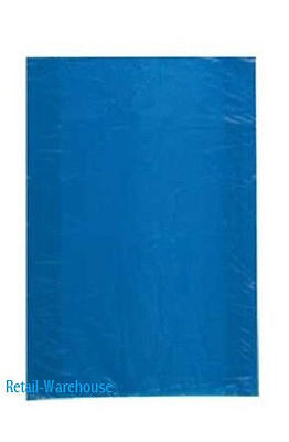 1000 Blue Plastic Retail Shopping Merchandise Gift Bags Store  8 1/2 X 11" Small