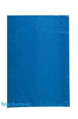 1000 Blue Plastic Retail Shopping Merchandise Gift Bags Store 8" X 11" - Picture 1 of 1