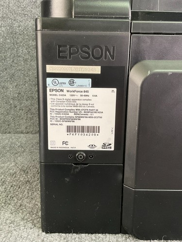 Epson WorkForce 845 Color Inkjet Printer C423A Wireless All-in-one - Working - 第 14/24 張圖片