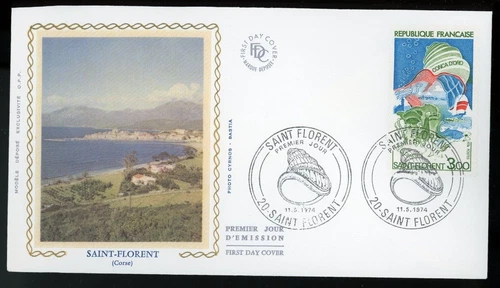 FRANCE 1974 FIRST DAY COVER, SAINT FLORENT, CORSICA !! K25