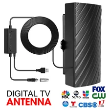 5600+Miles Range TV Antenna HDTV Signal Booster 16ftCable Indoor Digital Antenna