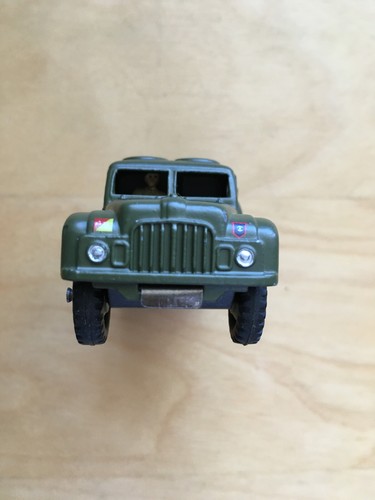 DINKY TOYS NO.641 VINTAGE HUMBER ARMY 1 TON CARGO TRUCK, DRIVER AND PASSENGERS - Picture 7 of 10