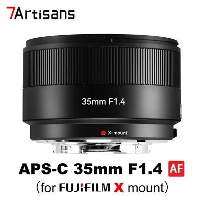 7 ARTISANS 7Artisans AF 35mm F1.4 APS-C Auto Focus Lens for Fujifilm Fuji X Mount Cameras