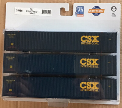 Athearn 53フィートコンテナ CSX 11個