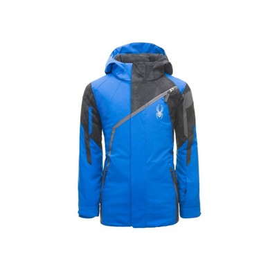 Spyder Challenger Enfants Ski Jacket Noir//Bleu