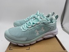 UNDER ARMOUR WOMEN'S CHARGED ASSERT 9 RUNNING SHOE TEAL WHITE SIZE 7