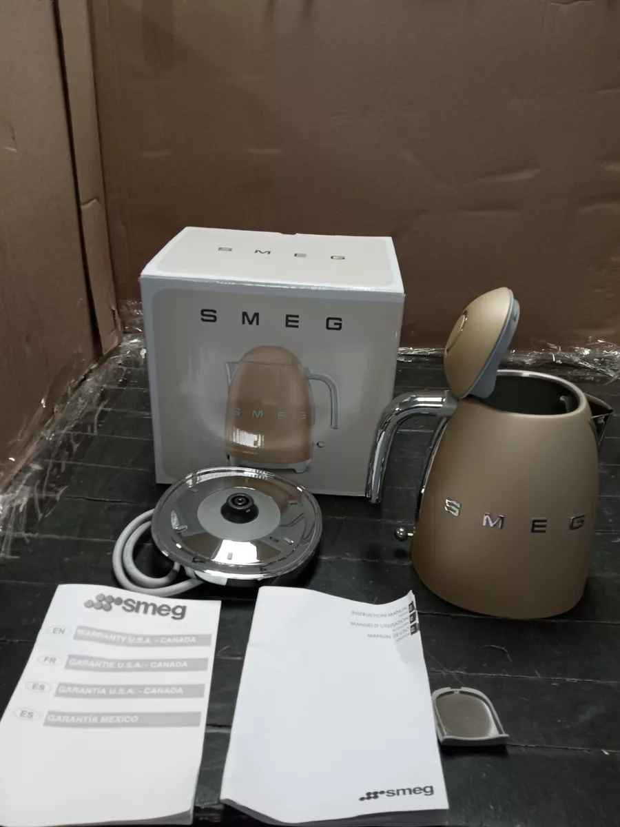 50's Retro Variable Electric Water Kettle - White, SMEG