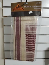 Red Rock Outdoor Gear For Multi Use Shemagh Head Wrap Tan And Brown  #70-05