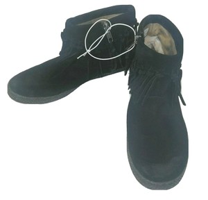 ugg fringe ankle boots