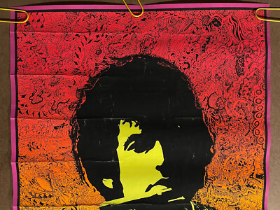Vintage Poster Blacklight Bob Dylan Psychedelic Tambourine Man Joe