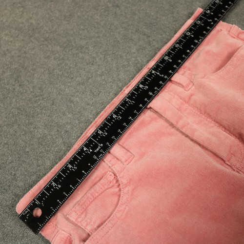 J. Crew Stretch-Cotton Corduroy Pants Skinny Leg Mid Rise Rose Pink 25 (28x26) - Picture 15 of 21