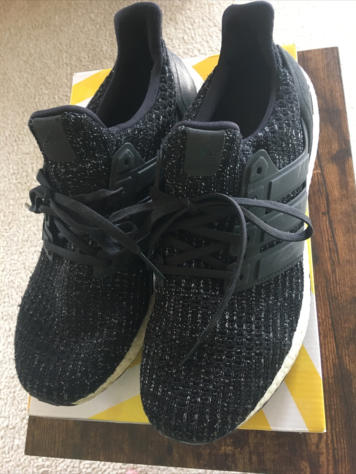 ultra boost 4.0 black white speckle