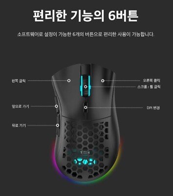 Xenics Titan GS AIR Wireless Professional Gaming Mouse 19000DPI