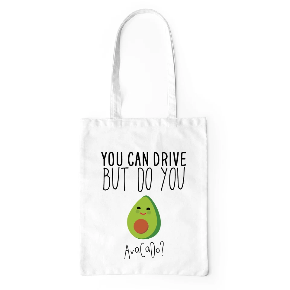 SHIRTIFIED Do You Avocado Tote Bag New Car Learner Driver Passed Funny Joke Gift Present
