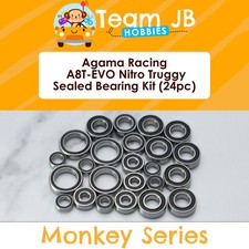 Agama Racing A8T-EVO Nitro Truggy - 24 Pcs Rubber Sealed Bearings Kit
