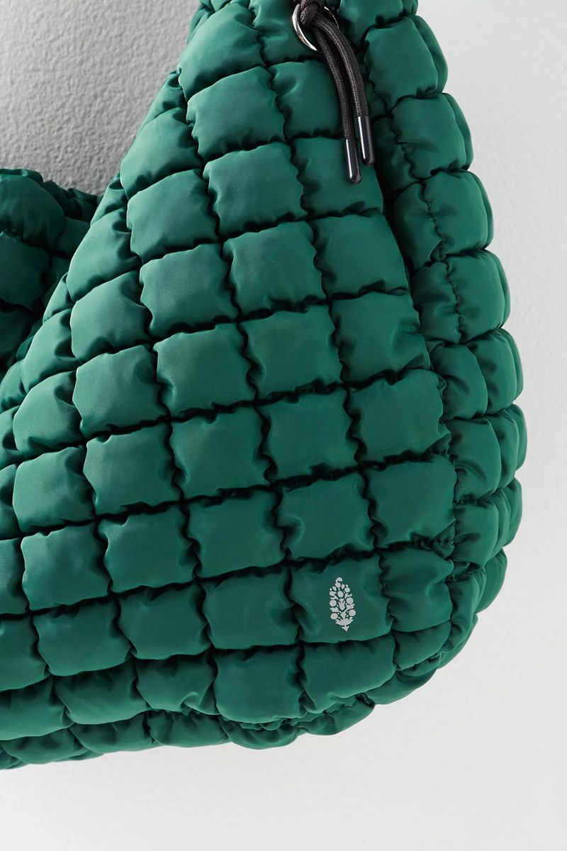Brand New Free People FP Movement Quilted Carryall Backpack - Fuji Jade Green seriously LOVE it as a diaper bag! #freepeople #diaperbag  main image 2