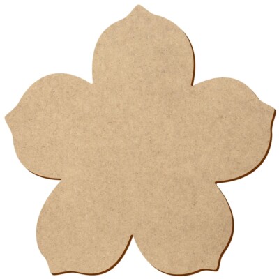 MDF Pfirsichblüte - Deko Basteln 5-50cm
