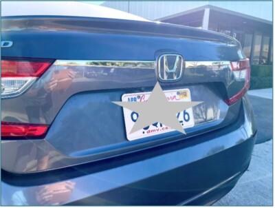 2018-22 ACCORD 2PC Trunk Trim Accent Overlay Stainless Steel