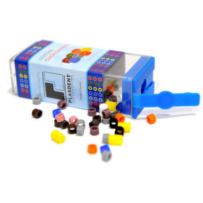 Plasdent Code Rings - Standard YELLOW 60/Box