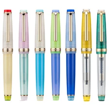 Jinhao 82 Fountain Pen EF/F/M/Bent Nib, Customized Mixed Color Resin Writing Pen