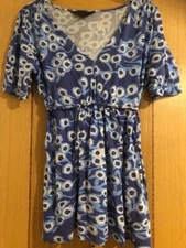 GREAT PLAINS BLUE Circle  Print Top