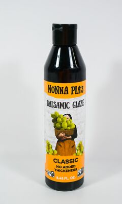 1 Nonna Pia's Balsamic Vinegar Glaze CLASSIC Non GMO 8.45floz 10/24/2027