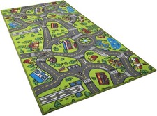 Kids Carpet Playmat Rug City Life Great for Playing with Cars and Toys - Play Le