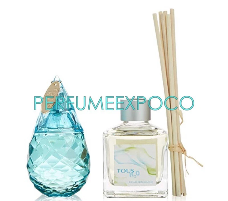 TOUS H20 WOMEN 2PC SET 3.4oz EDT Spr Home Frag. Wood Sticks RARE
