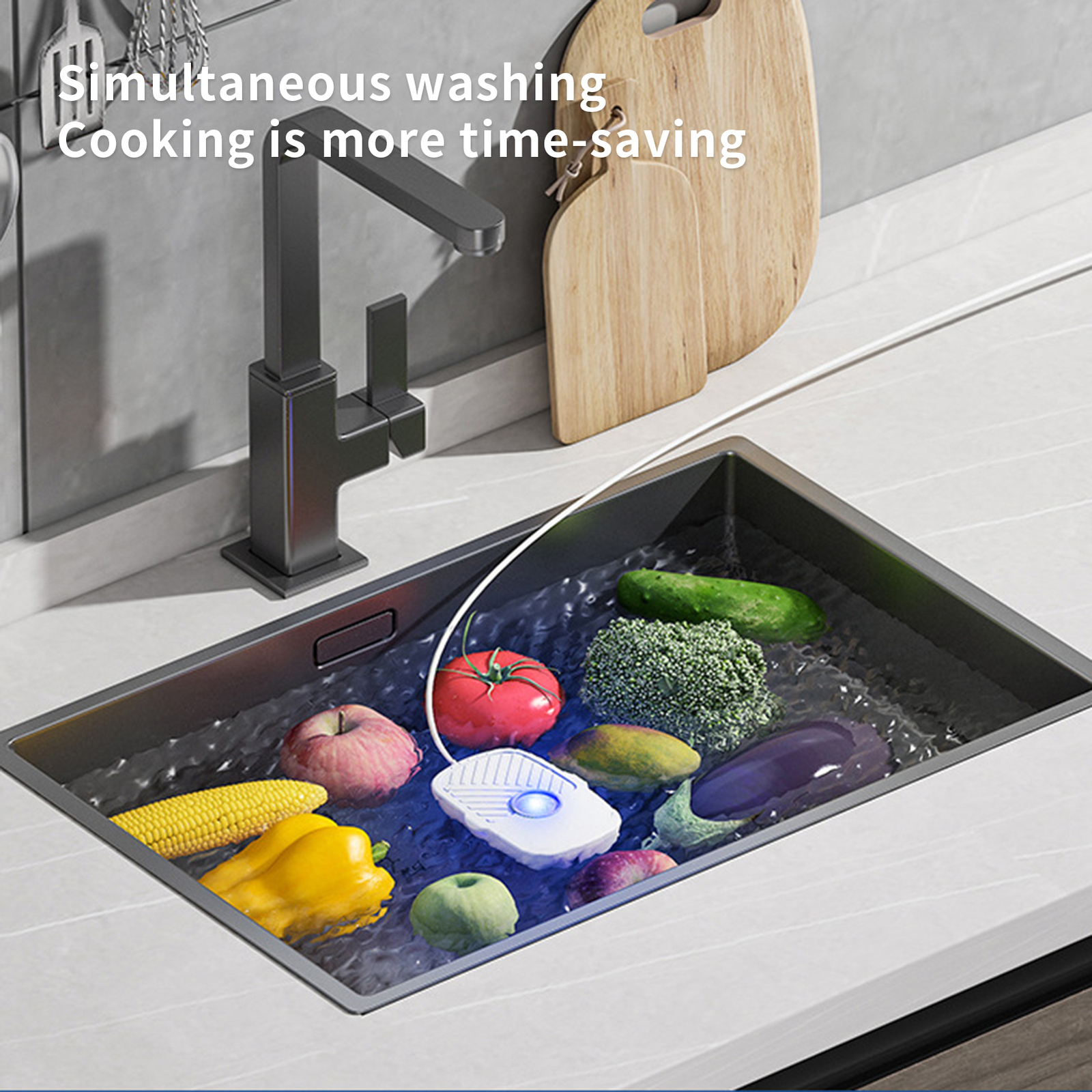 Fruit Cleaner Machine Low Noise Food Preservation Ultrasonic Food