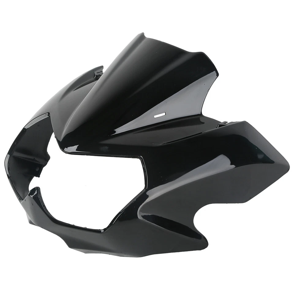 Vivid Black Upper Front Fairing Cowl Nose Fit For Kawasaki Z750 Z750N 2004-2006 - Image 3 of 4
