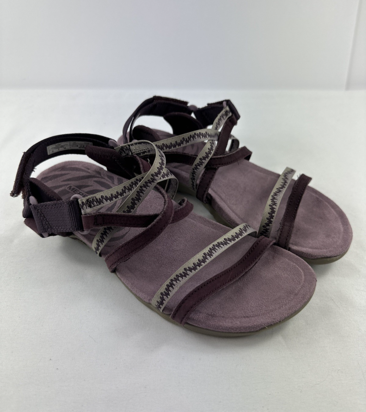 Merrell Terran 3 Cush sandali con cinturino in lattice donna 8 bordeaux performance