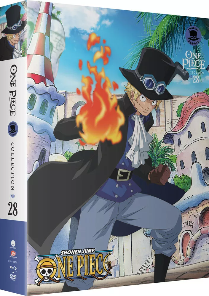 One Piece Collection 28 BLURAY/DVD SET (Eps # 668-693) (Uncut)