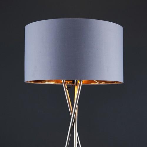Tripod Floor Lamp Standard Standing Reading Light Living Room Brushed Chrome - 第 69/83 張圖片