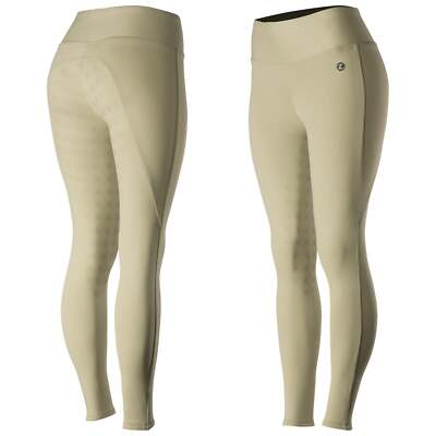 New! Women's Horze Light brown 'JULIET' HYPER FLEX FULL SEAT TIGHTS in 4 SIZES!