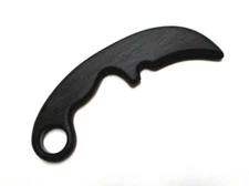 Karambit Training Knife Pencak Silat Kali Practice Blade Ring Escrima