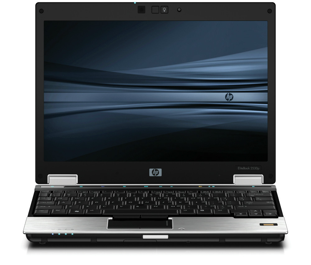 HP ELITEBOOK 2530P 1.86GHz CORE 2 DUO 250GB SSD hdd 4GB RAM Webcam